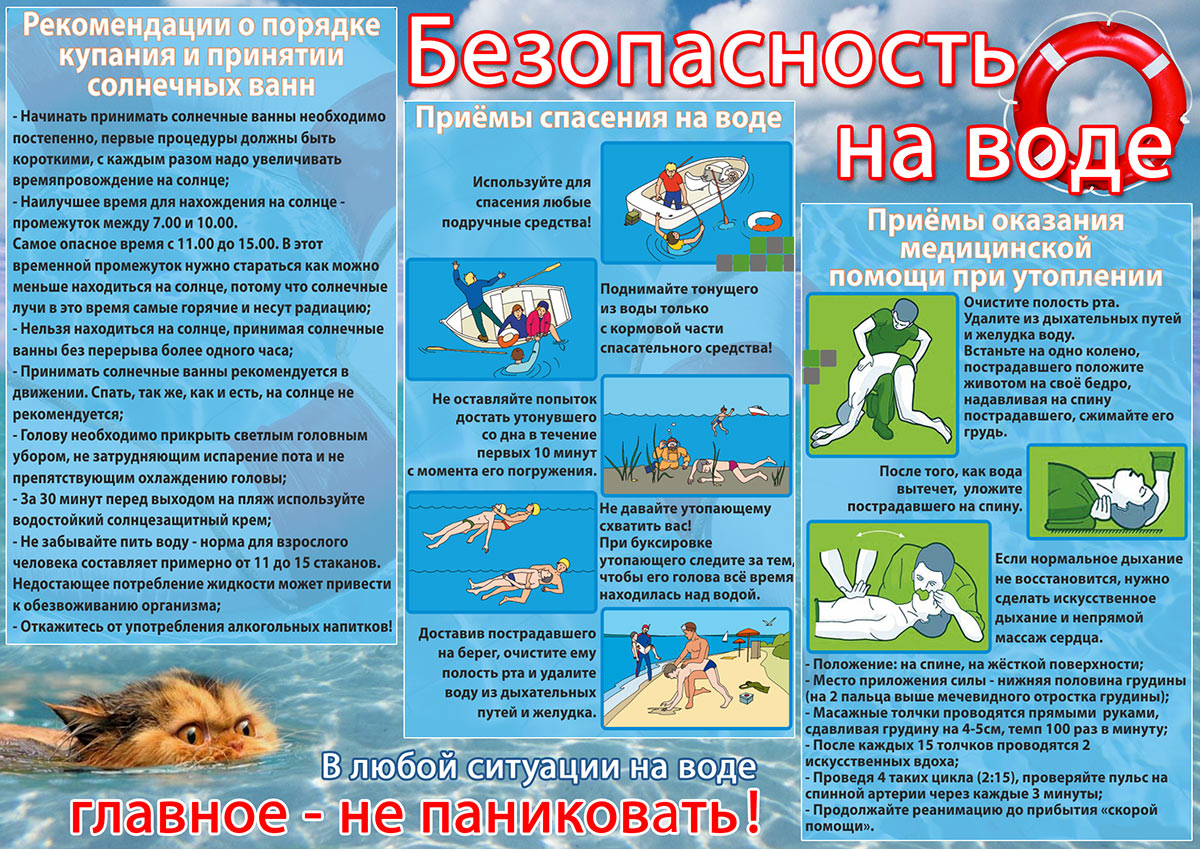 безопасность на воде.